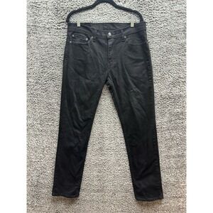 Levis 511 Modern Slim Fit Pants Denim Jeans Black Mens Size 32‎ x 32